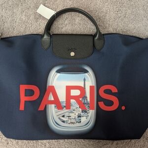 LONGCHAMP X PARIS - limited edition tote - airport exclusive